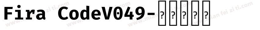 Fira CodeV049字体转换